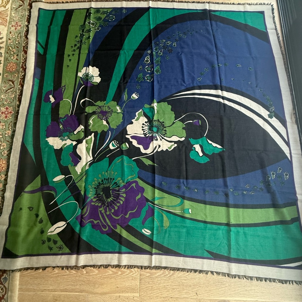 Emilio Pucci floral scarf